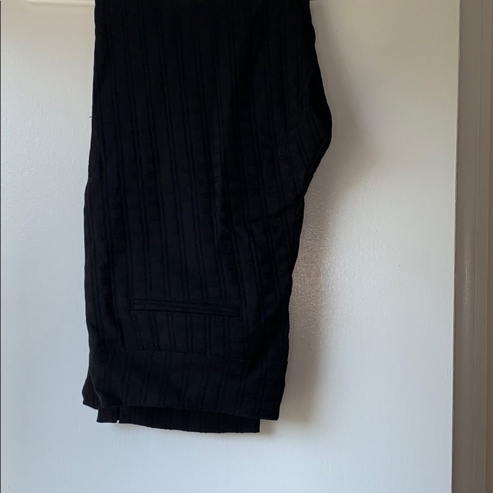 Margaret M slimming pant Sz L black pattern